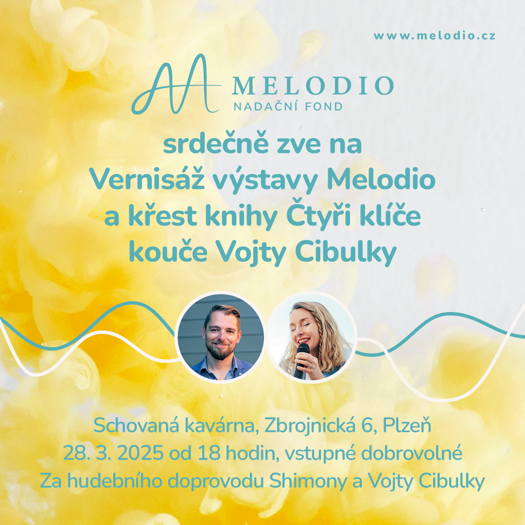 Melodio pro všechny - Vernisáž výstavy Melodio a křest knihy Čtyři klíče Vojty Cibulky